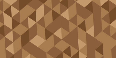 Yellow Abstract Pattern - Triangle and Square pattern in yellow and orange colors. cool geometric background in a new texture style. Abstract geometric brown background seamless mosaic and low polygon