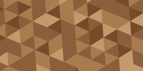 Yellow Abstract Pattern - Triangle and Square pattern in yellow and orange colors. cool geometric background in a new texture style. Abstract geometric brown background seamless mosaic and low polygon