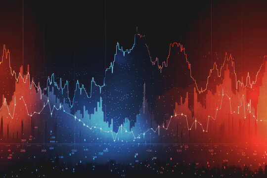 Stock prices vs trading volume scatter plot, strong positive correlation, investor interest rise.