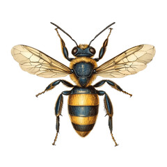 Honey Bee Illustration.