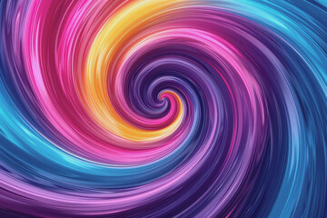 Fascinating color combinations Swirled together to create hypnotic, colorful abstract patterns.