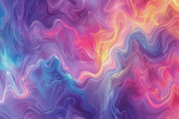 Fototapeta premium Fascinating color combinations Swirled together to create hypnotic, colorful abstract patterns.