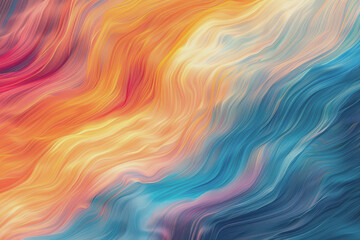 Obraz premium Fascinating color combinations Swirled together to create hypnotic, colorful abstract patterns.