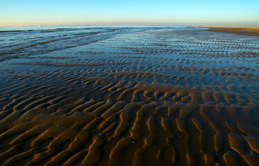 Fototapeta premium Blue sea water surface