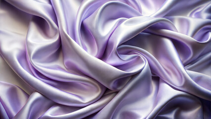 Obraz premium Smooth lavender satin fabric texture with elegant folds