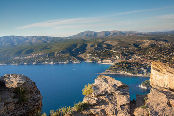 Point de vue de la Route des Crêtes, Cap Canaille, Cassis, Provence, Région PACA, Sud, France, Europe