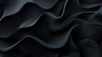 Obraz premium Abstract Black Waves