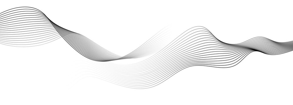 Abstract background with flowing smooth lines 
