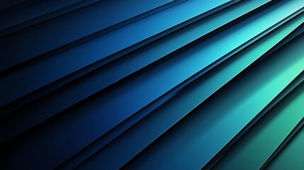 Striped corrugated metal wall with horizontal lines, abstract blue background