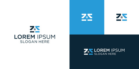 real estate logo modern design template