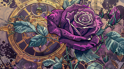 rose, flower, floral, love, pattern, vector, roses, seamless, valentine, design, nature, vintage, illustration, leaf, blossom, pink, bouquet, red, bloom, art, decoration, plant, card, flowers, petal