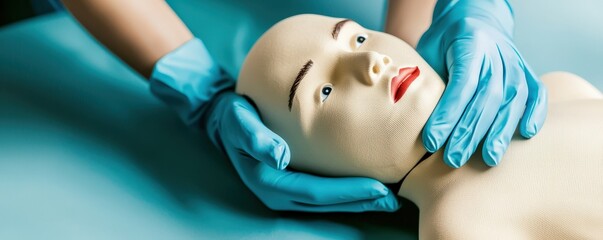 Hands-On Training with CPR Mannequin Essential Skills for Life-Saving Techniques and Emergency Response Preparedness