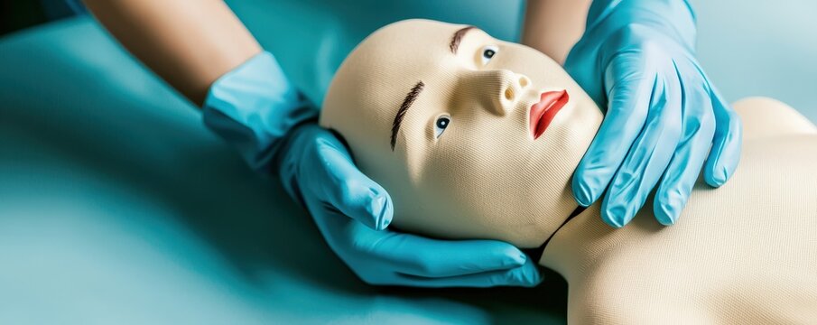 Hands-On Training with CPR Mannequin Essential Skills for Life-Saving Techniques and Emergency Response Preparedness