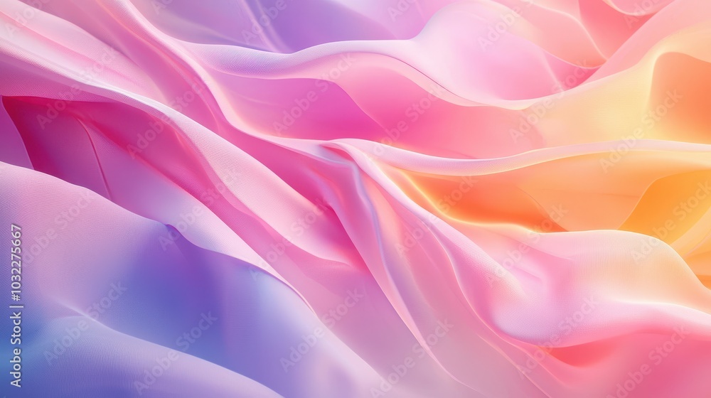 Poster Soft Gradient Abstract Background with Smooth Transitions