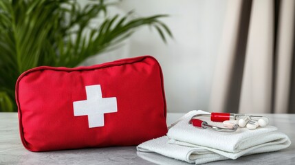 Essential First Aid Kit with Medical Supplies for Safety and Emergency Preparedness