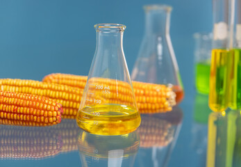 Biofuel with Plants industry lab researching for bio-aviation fuel (BAF) to be a sustainable aviation fuel (SAF)