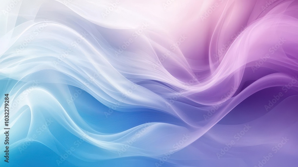 Poster smooth digital gradient background with flowing colors