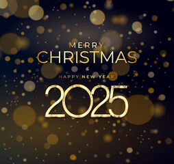Happy New Year 2025, Merry Christmas