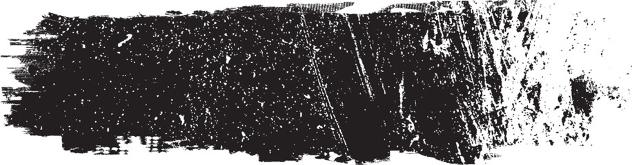 Brush paint .Grunge Paint Roller . Vector brush Stroke . Distressed banner . Black stripe with rough edges. paintbrush design element . Gradient brush . Bulge line . Distress textured stroke