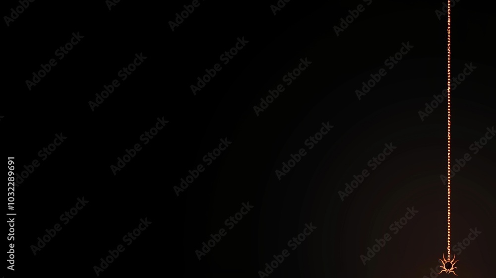Aufkleber a simple, dark image featuring a thin line with a small decorative element at the bottom.