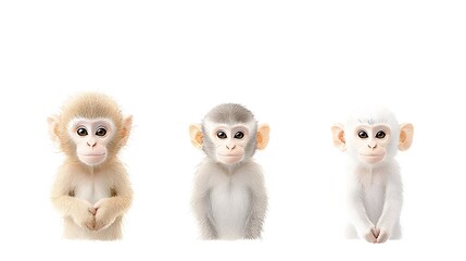 Obraz premium watercolor painting depicting a group of playful jungle monkeys with intricate details and lifelike textures showcasing the vibrant and lush environment of the rainforest