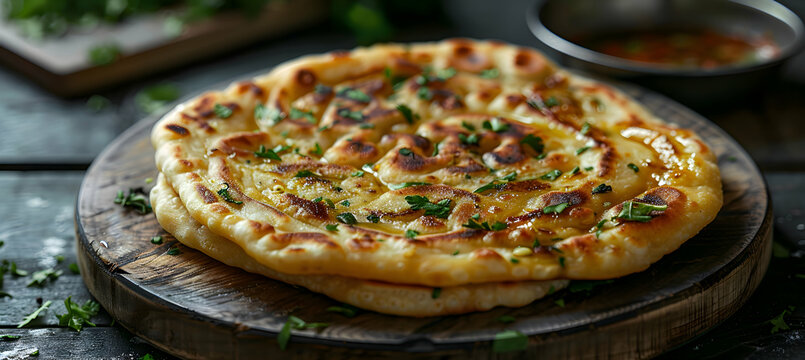 Gourmet paratha with a variety of stuffed fillings