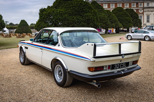 1974 BMW 3.0 CSL &lsquo;Batmobile&rsquo;.  Concours of Elegance 2024, Hampton Court Palace, London, UK
