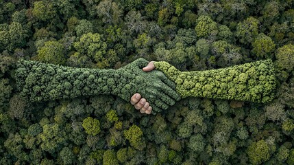 Corporate concept to invest in the environment, social welfare, and governance. Cooperation between organizations for charitable works and environmental technology support for sustainable