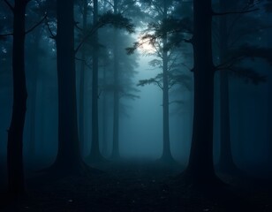 Foggy Forest, Enchanting Woods