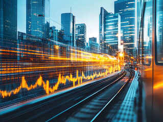 Business market trends chart