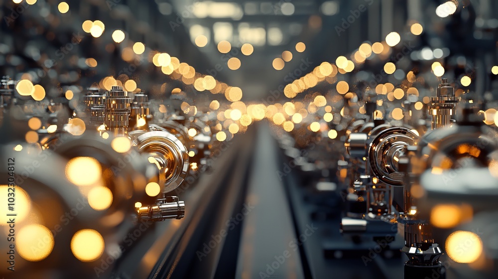 Fototapete Real-time monitoring and prediction in an industrial setting with a smart sensor network