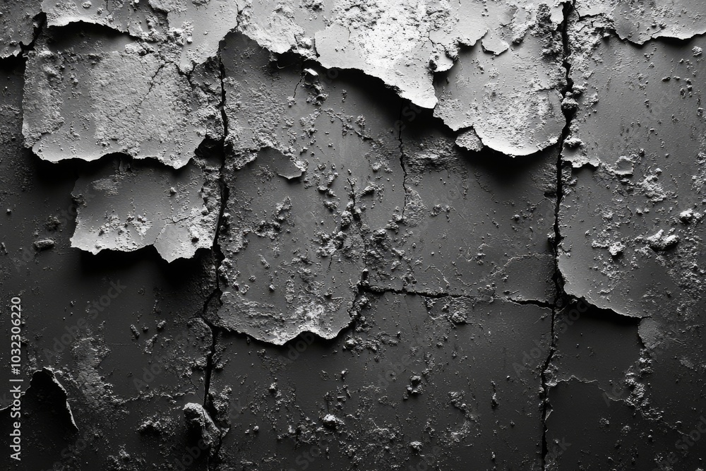 Poster black abstract background with dust and scratches. distressed photo editor layer. copy space.