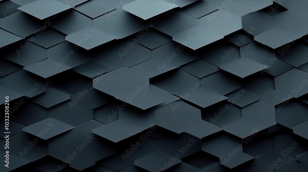 Poster vector hexagons pattern. geometric abstract background with simple hexagonal elements. medical. tech