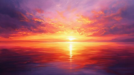 a beautiful view with a sky with shades of orange, red, purple and sometimes golden