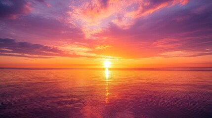 a beautiful view with a sky with shades of orange, red, purple and sometimes golden