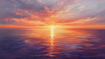 a beautiful view with a sky with shades of orange, red, purple and sometimes golden