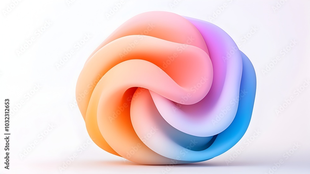 Aufkleber Versatile and sophisticated icon with a harmonious composition of simple forms crisp edges and clean gradients for seamless into digital interfaces