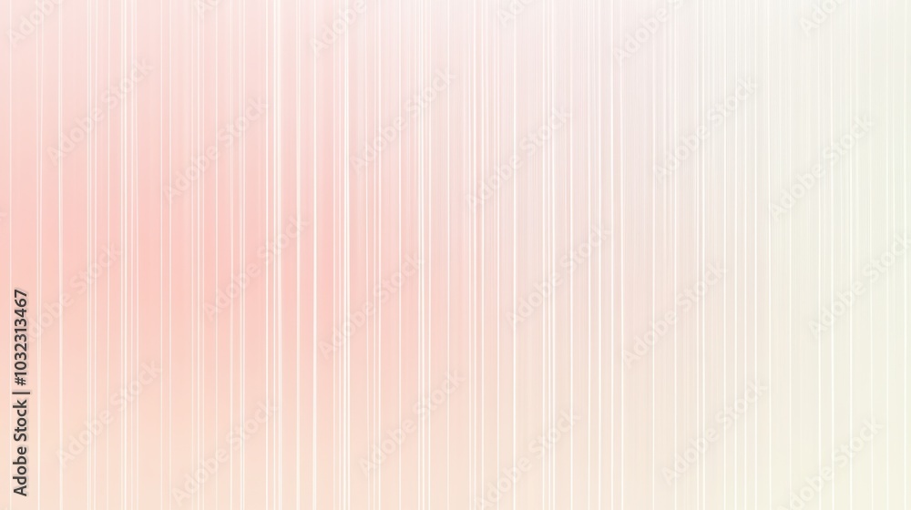 Aufkleber thin white lines on a gentle pastel backdrop, creating a serene and harmonious visual rhythm, evokin