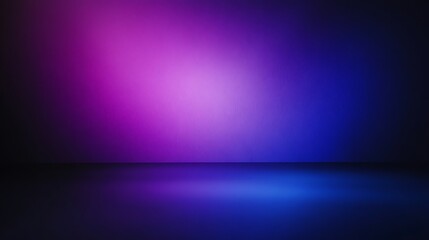 Fototapeta premium Abstract background with purple and blue gradient lighting.