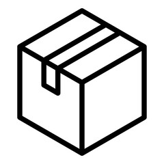 Package icon. Vector line icon