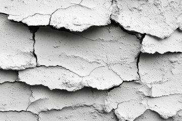 Fototapeta premium Black and white distressed grunge texture background