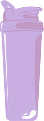Shaker bottle colored illustration vector