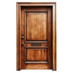 Elegant Wooden Door with Stylish Handle