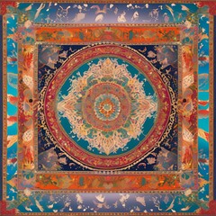 Flying magic carpet on a transparent background