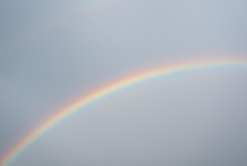 Fototapeta premium Rainbow in the Mist of a Hurricane