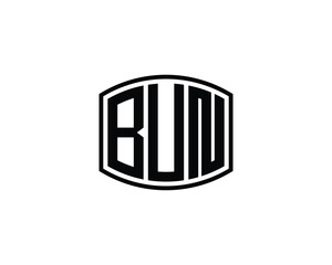 BUN logo design vector template. BUN
