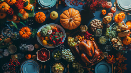 thanksgiving dinner table