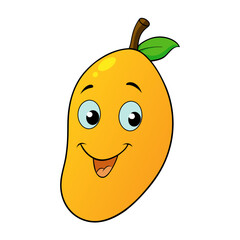 funny mango cartoon