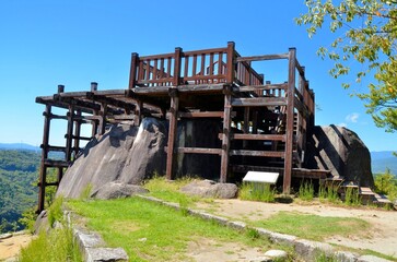 苗木城跡 天守台跡