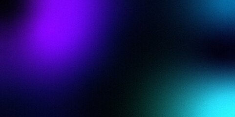 Neon blue light leaks effect background .Abstract noise background with a blue and purple gradient for appealing and modern aesthetic Gradient blue teal purple blur abstract background	
